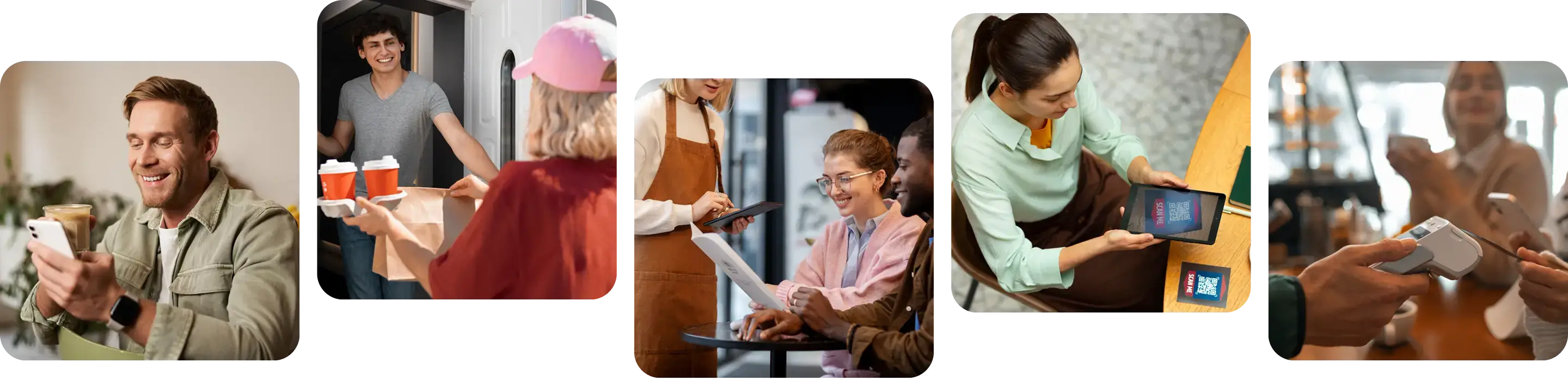 Restaurant staff using Connexup to manage orders and improve customer experience
